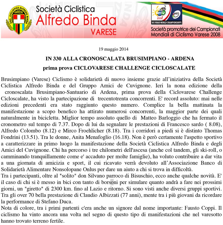 SC NEWS ALFREDO BINDA